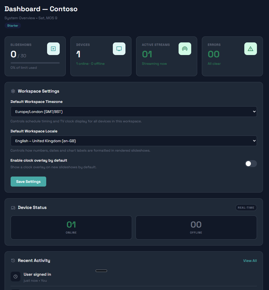 Dashboard