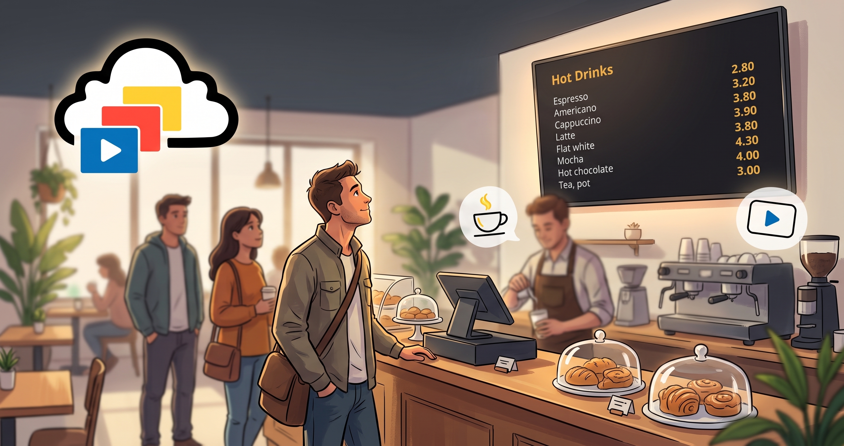 How to Make a Digital Menu Board in PowerPoint or Google Slides