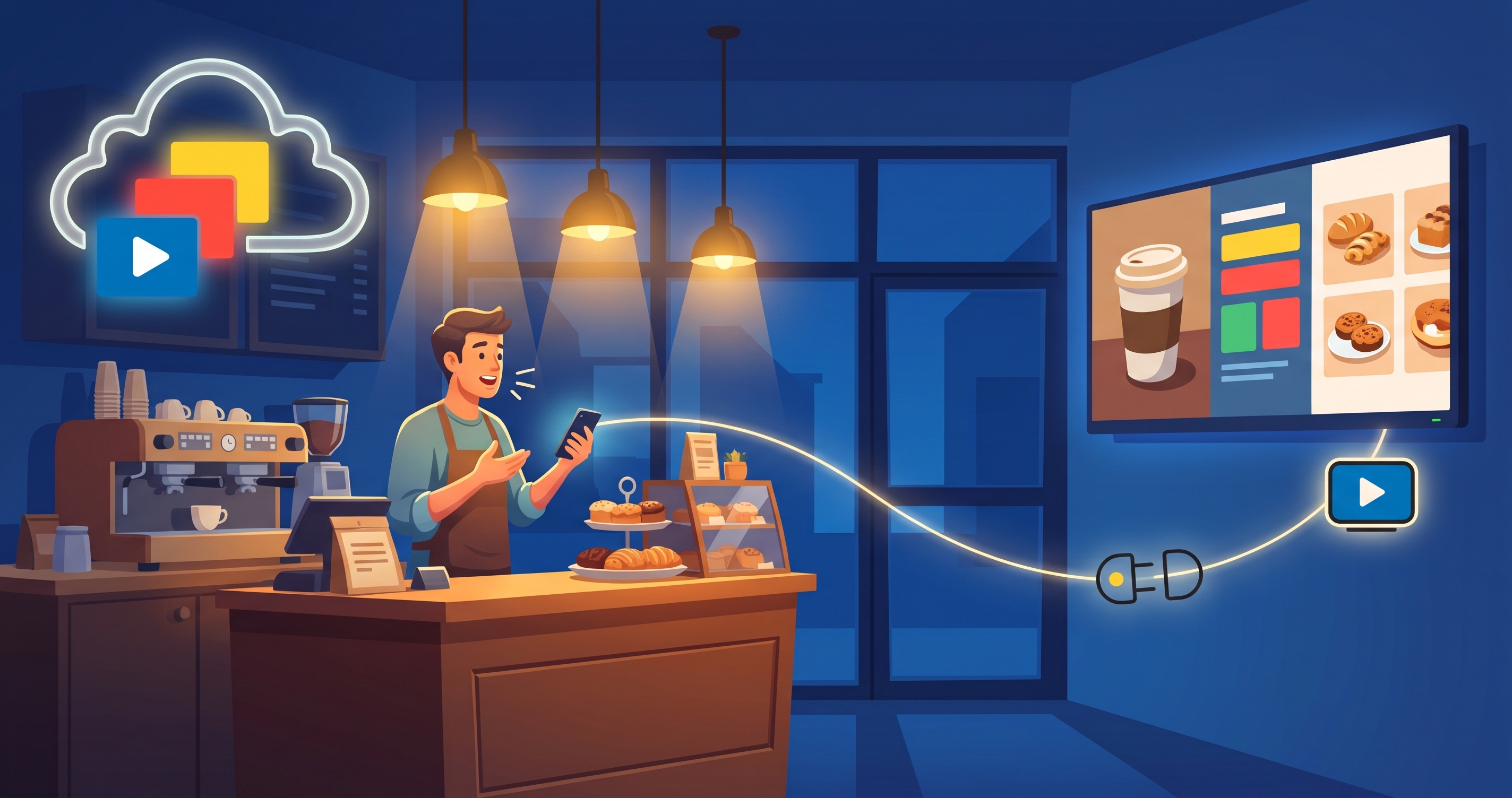 Run Your Digital Signage From Grok